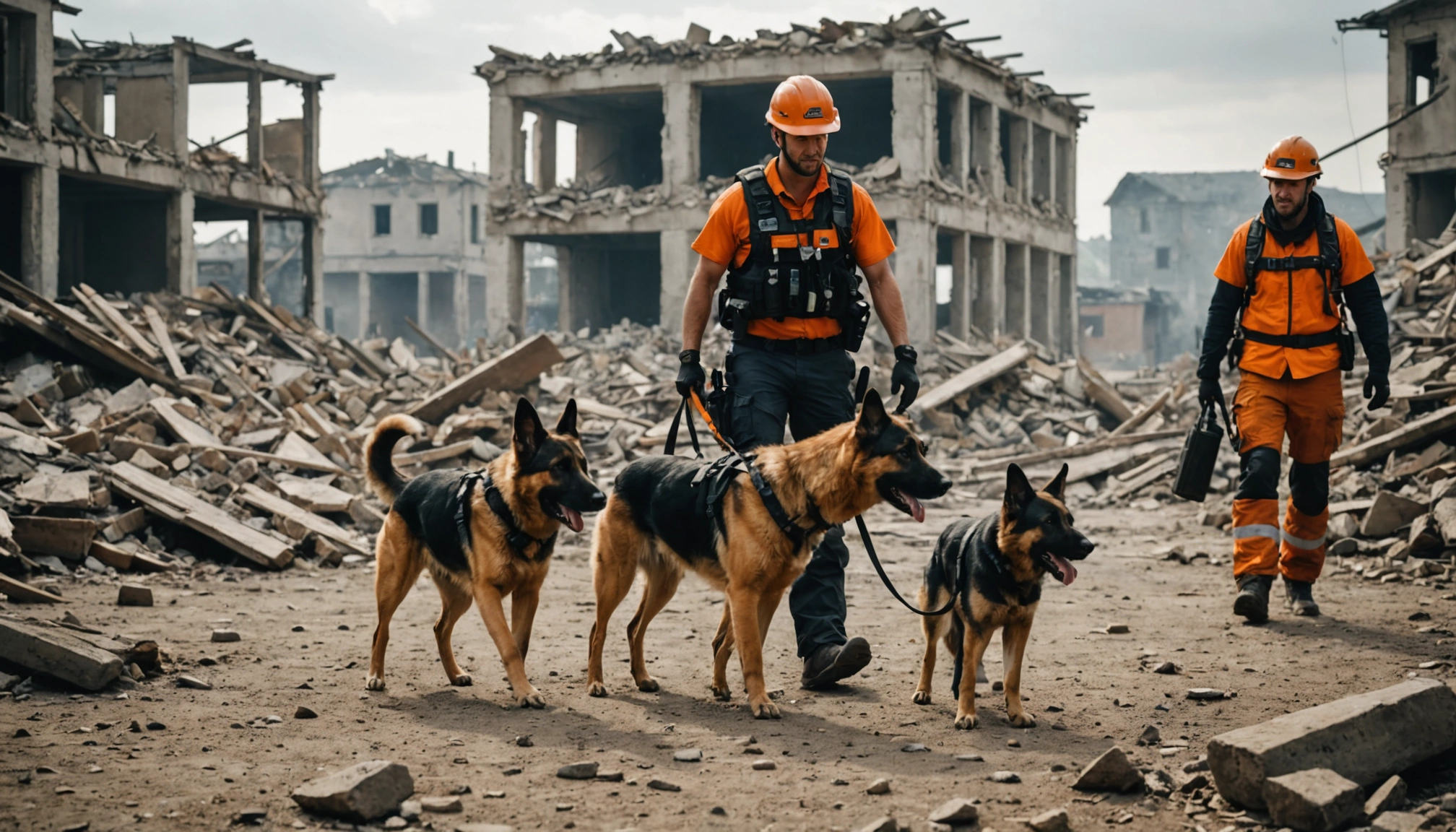 Wie arbeitet eine Rettungshundestaffel